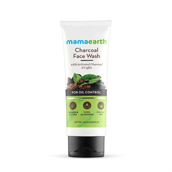 Mamaearth Charcoal Face Wash with Activated Charcoal and Coffee for Oil Control,100 ml